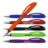 Heldeep Rubberized Click Pen with a Full Color Imprint