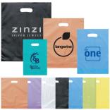 9.5" x 14" Die Cut Frosted Plastic Bags