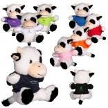 7" Plush Stuffed Cow with T-Shirt