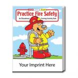 "Practice Fire Safety" Coloring Book