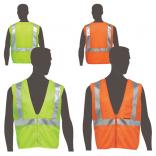 Class 2 Compliant Safety Vest with Inside Pockets 