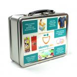 3 Inch Metal Lunch Box - 1 Side Decal