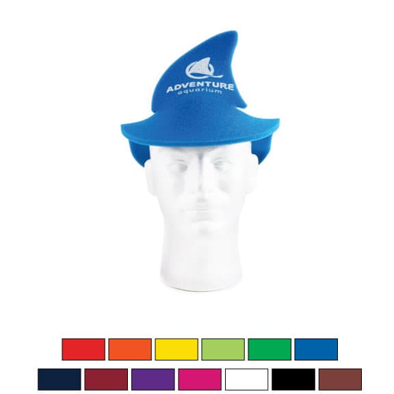 Promotional Logo Foam Shark Fin Visor