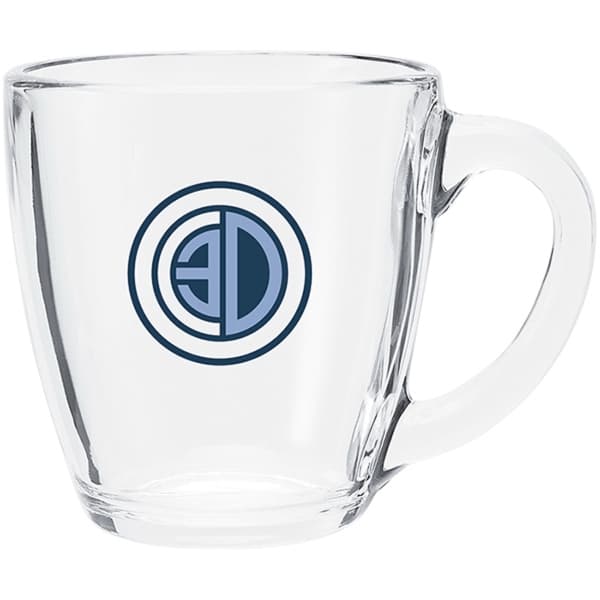 Custom Printed 16oz Clear Tapered Mug