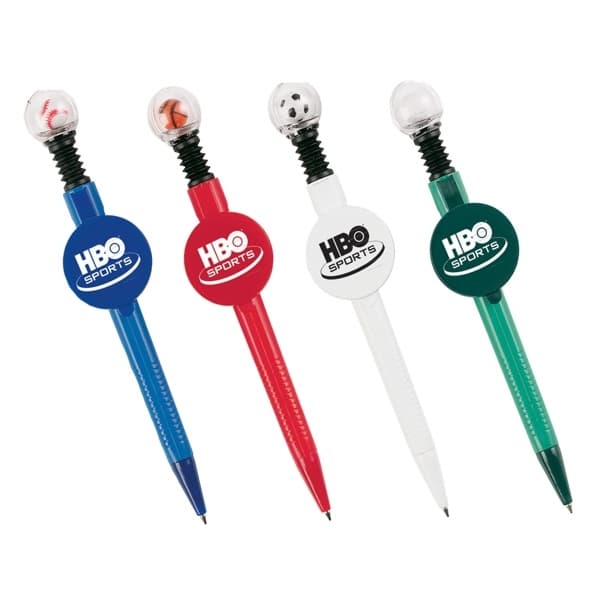 Custom Printed Sports Ball Novelty Ballpoint Pen