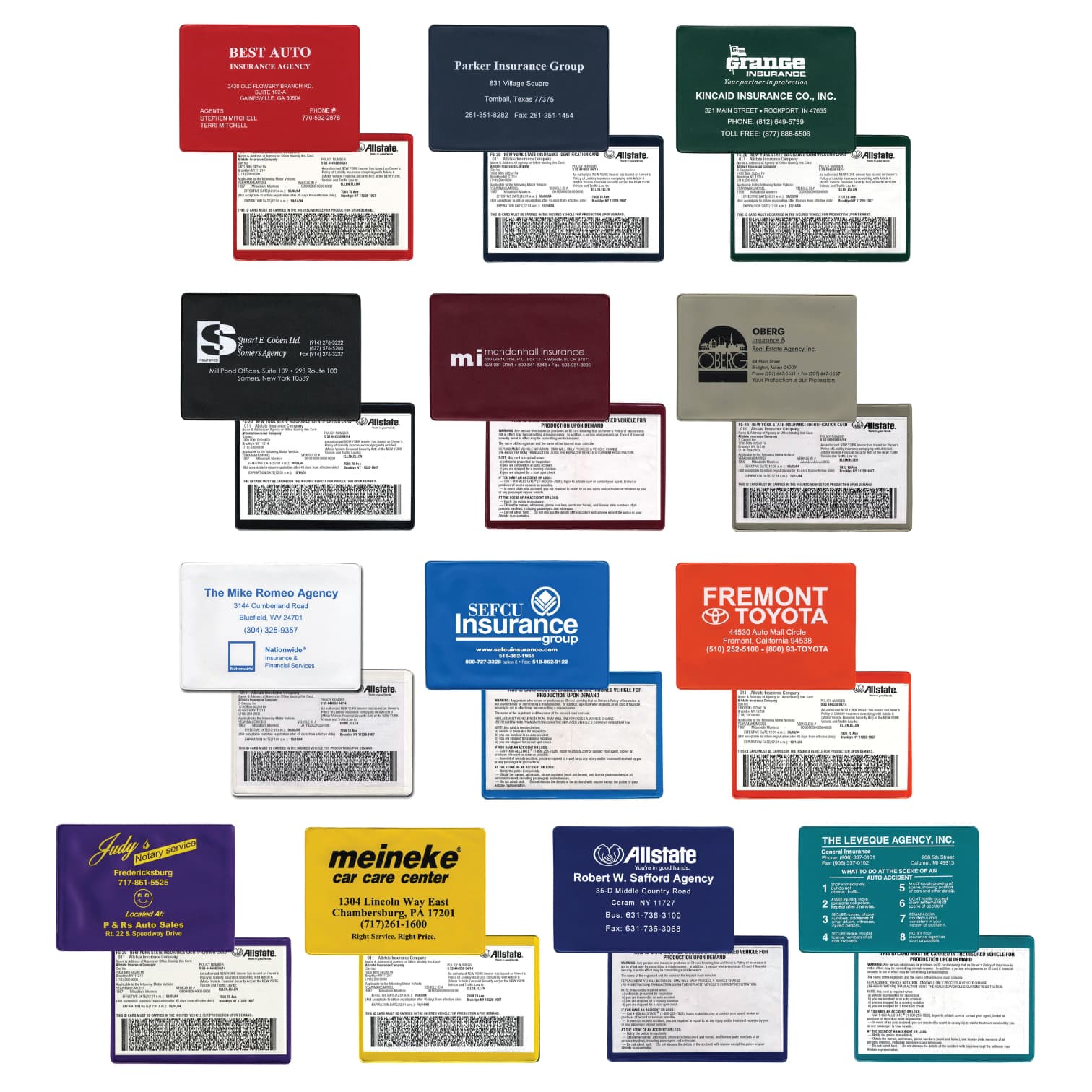 diy gift card sleeve Amazon.com: StoreSMART® - Clear-Back Auto Insurance & ID Card Holders - 10  Pack