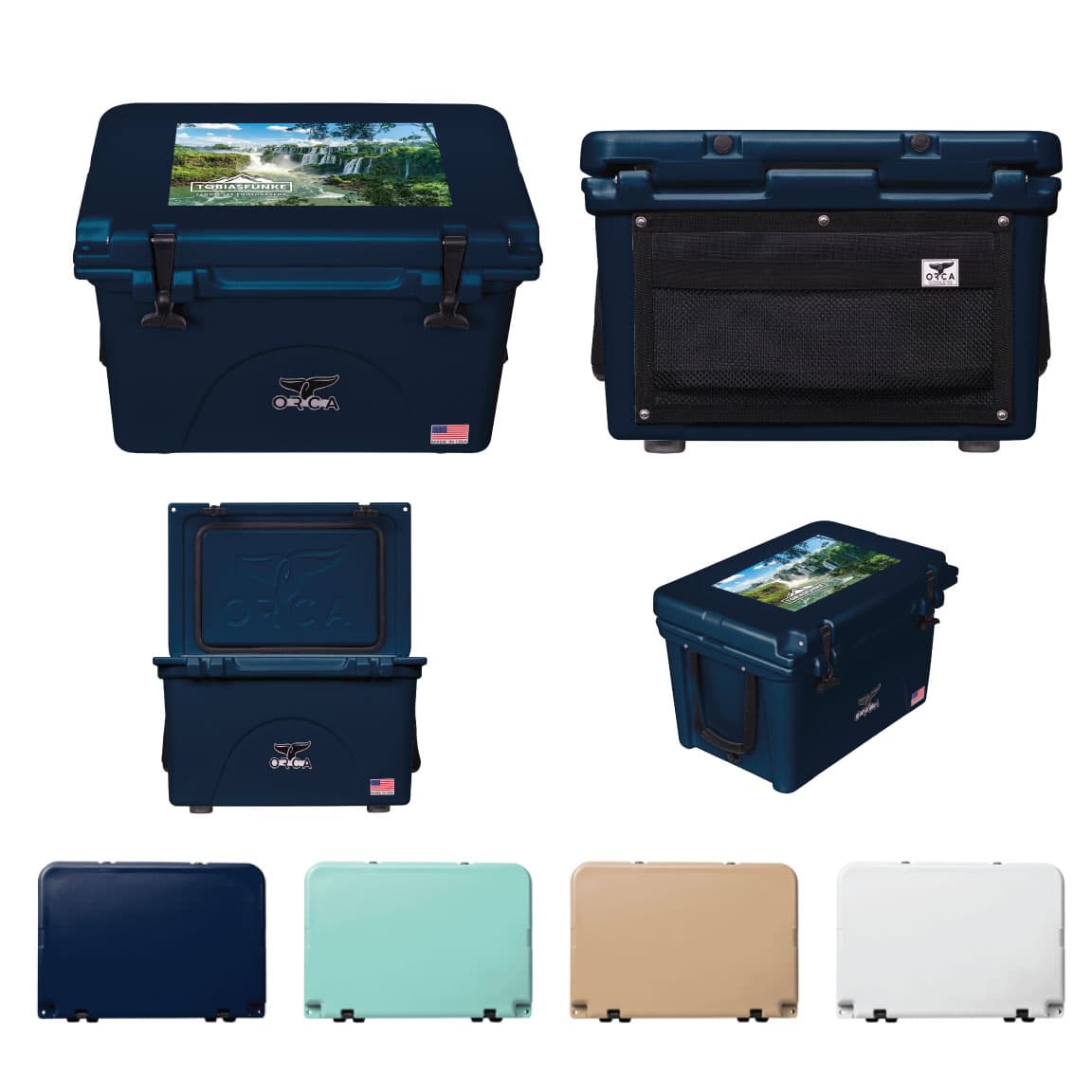 Orca 40 Qt Ice Chest Orca Cooler Accessories Orca Cooler, Bone