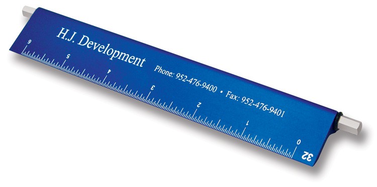 6.75 x 0.75 Architect Ruler - Item #700A -  Custom Printed  Promotional Products
