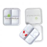 Removable 4 Compartment Pill Box