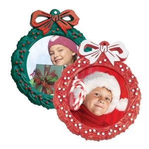 Christmas Wreath Photo Frame Ornament