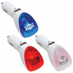 Dual Function USB Car Charger and Air Freshener