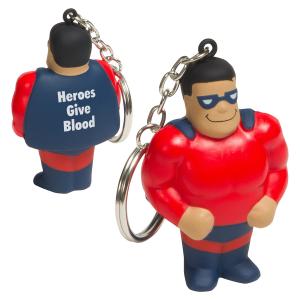 Super Hero Key Chain Stress Reliever