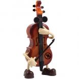 Violin Music Box with Hands & Feet