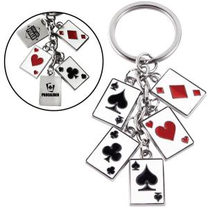 Poker Cards Keychain