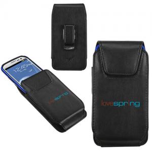 Vertical Cellphone Pouch with Belt Clip
