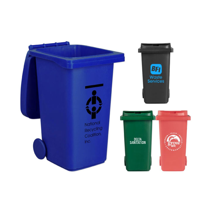 Trash Can Shaped Pencil Holder