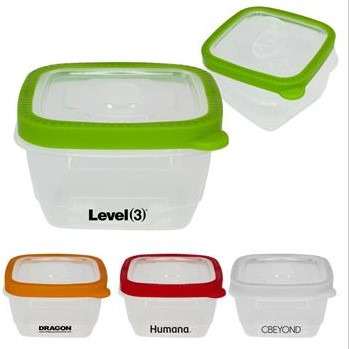 Imprinted Handout 21 oz. Water Tight Vented Lunch Container