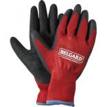 Breathable Red Palm Dipped Freezer Gloves