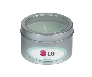 Essential Oil Infused Candle in Small Window Tin