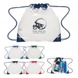 Stadium Approved Clear Drawstring Backpack
