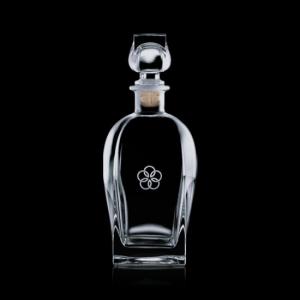 26 Oz. Rounded Crystal Decanter with Stopper