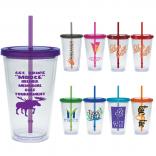 20 Oz. Large On-The-Go Cup with a Colored Lid