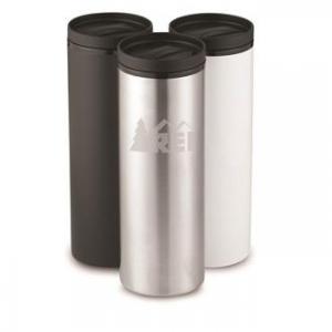 16 oz. Polished Stainless Steel Tumbler with Thumb Slide Top