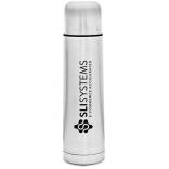17 oz. Stainless Steel Thermal Bottle with Twist Top Cup