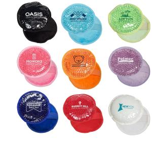 4.5&quot; Round Plush Hot/Cold Pack with Hand Strap
