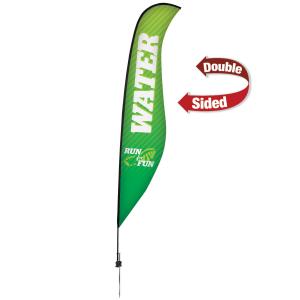 17 Sabre Sail Sign Kit Double-Sided with Spike Base