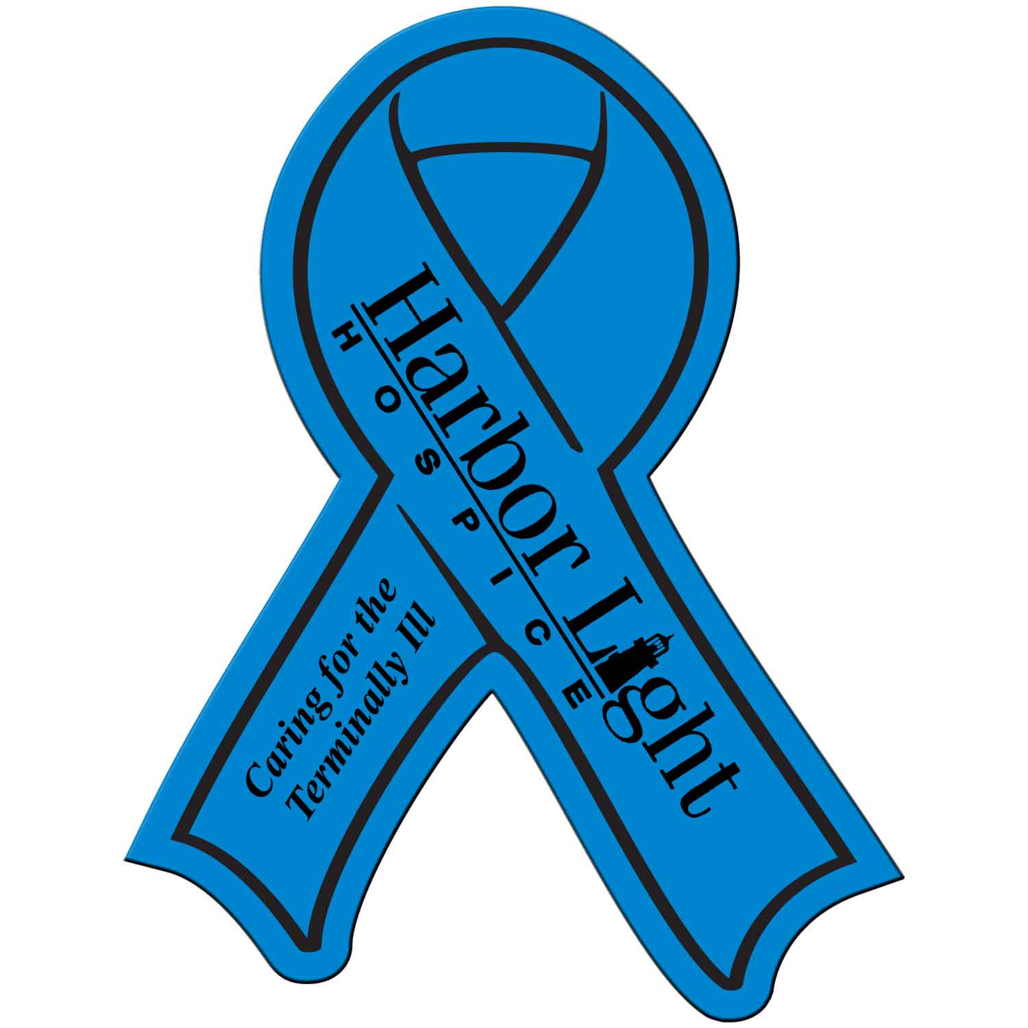 Ribbon Awareness Shaped Magnet Promotional Logo