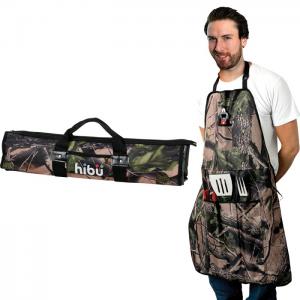 Stainless Steel Fork/Spatula 5 Pc. Camo BBQ Set