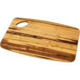 Thin Profile Bamboo Cutting Board With Angled Hole