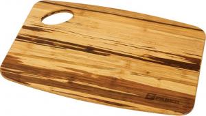 Thin Profile Bamboo Cutting Board With Angled Hole
