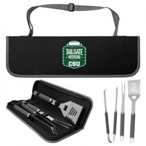 3 Piece BBQ Set with Carrying Case
