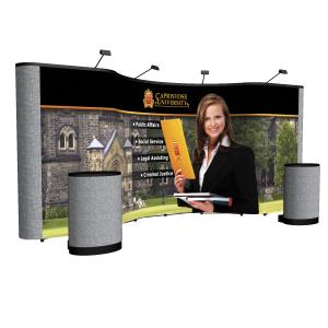 20' Arise Combination Floor Display Kit (Mural with Fabric Ends)