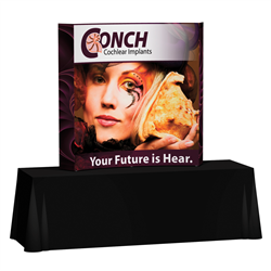 Splash 6' Curve Tabletop with Wrap Graphic Kit