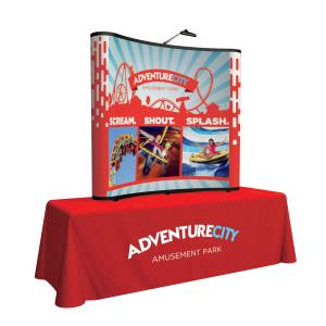 6' Show 'N' Rise Curved Table Top Kit (Full Mural)