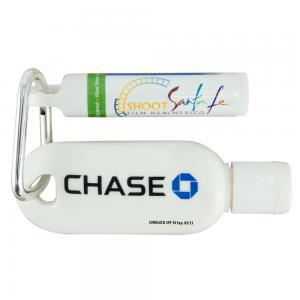 2 oz. Tottle Sunscreen with Carabiner and Chap Balm