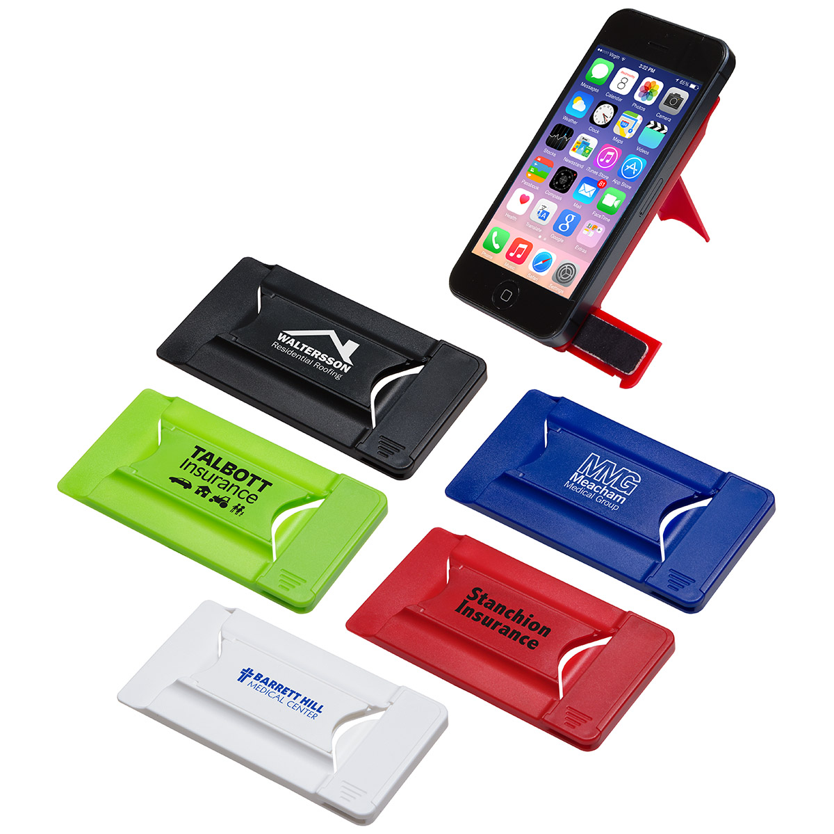 Smart Phone Wallet w/ Phone Stand &amp; Screen Cleaner