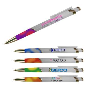 Mood Grip Pen with a Full Color Imprint