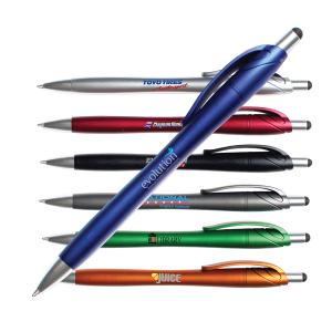 Metallic Wojo Pen with Stylus and a Full Color Imprint