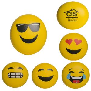 Squeezable Cheerful Emoji Ball 