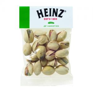 1 oz Pistachio Nuts in Custom Header Bags