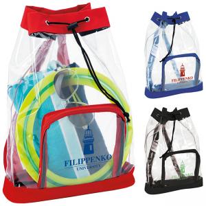 Clear Backpack with Dual Shoulder Straps
