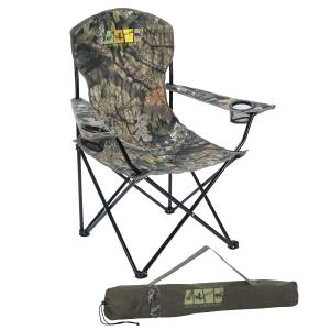 Mossy Oak Folding Chair with Can Holders and Case