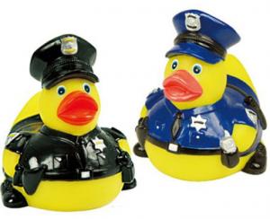 Rubber Police Duck 