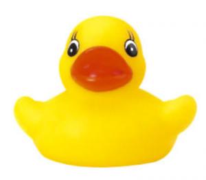 Adorable Itty Bitty Eyelashes Rubber Ducky 
