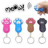 Cat Paw LED Light And Sound Keychain
