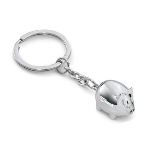 Metal Pig Keychain